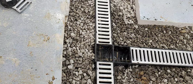Storm Water Trench Drain Repair in Mississauga, ON
